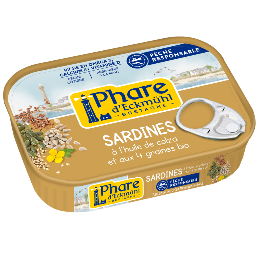 Sardines huile de colza