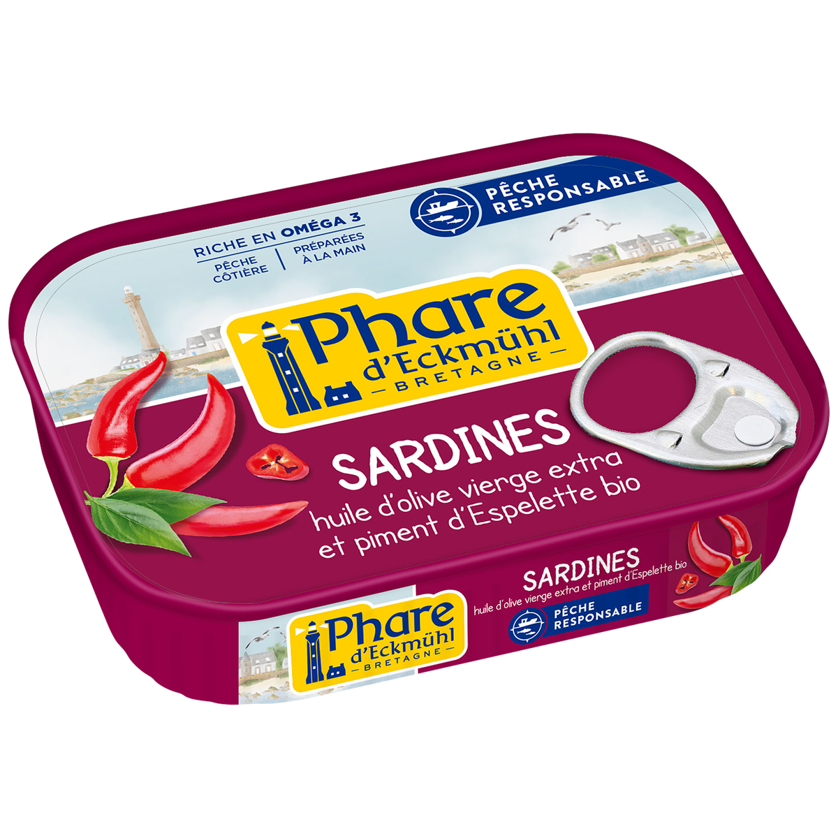 Sardines au piment d'Espelette bio