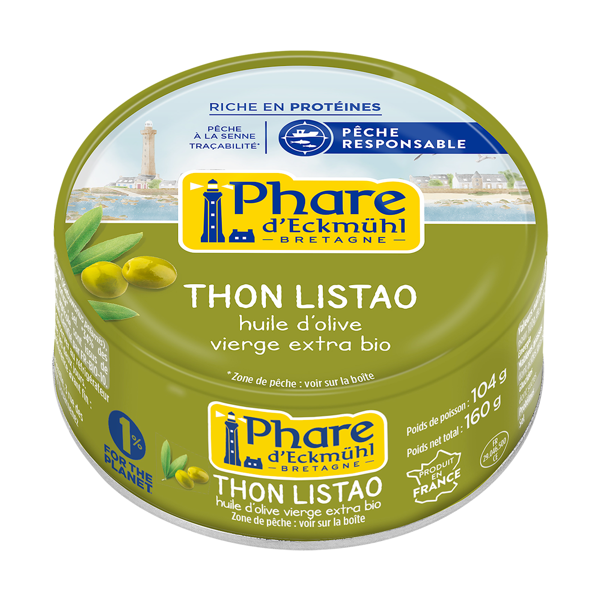 Thon à l'huile d'olive bio