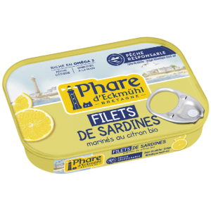 Filets de sardines marinade citron bio