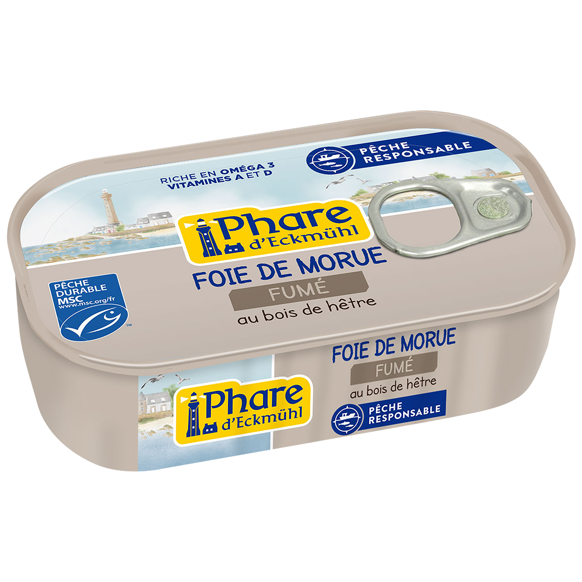 Foie de morue fumé au bois de hêtre