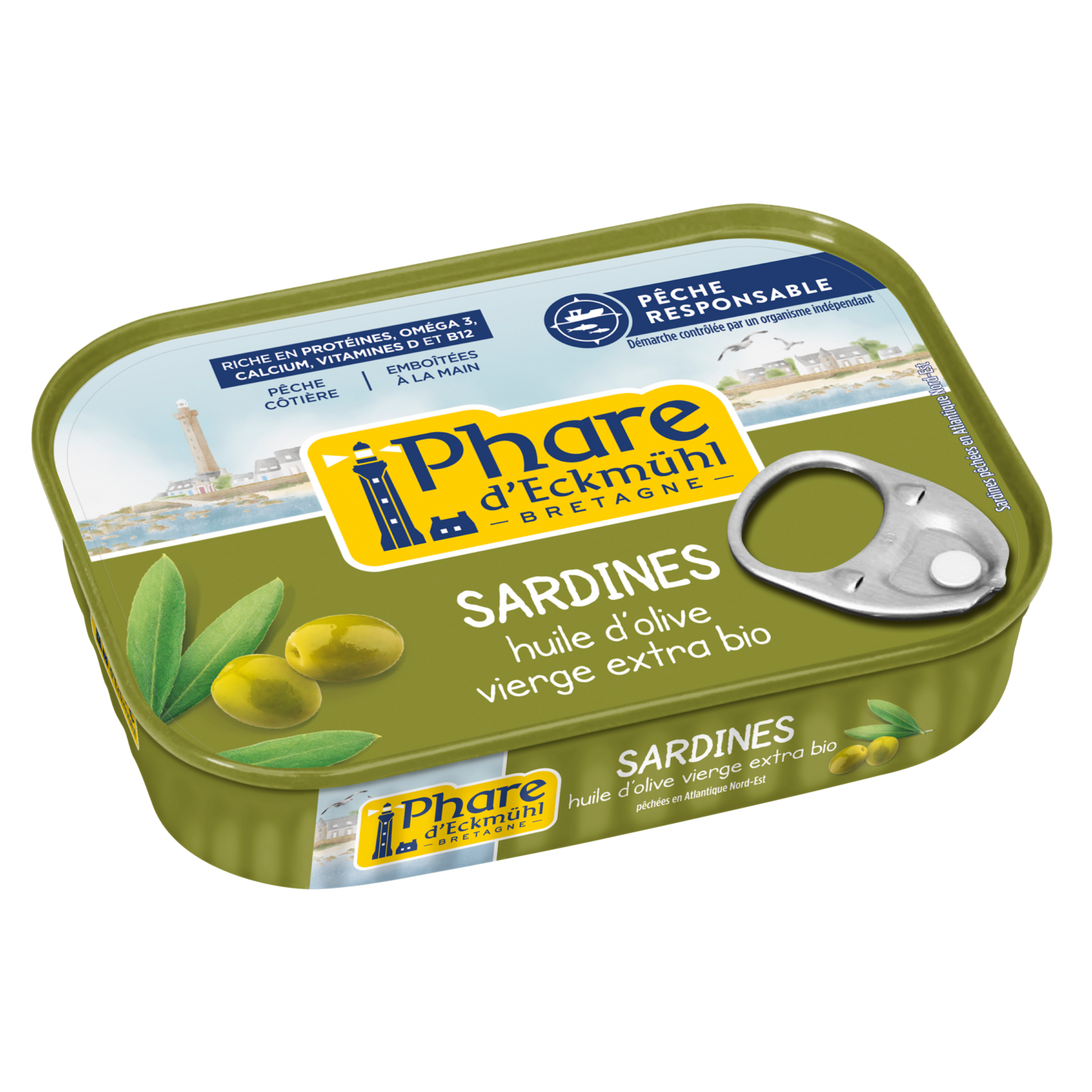 Sardines à l'huile d'olive bio