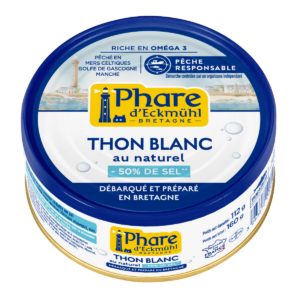 thon blanc au naturel -50% de sel